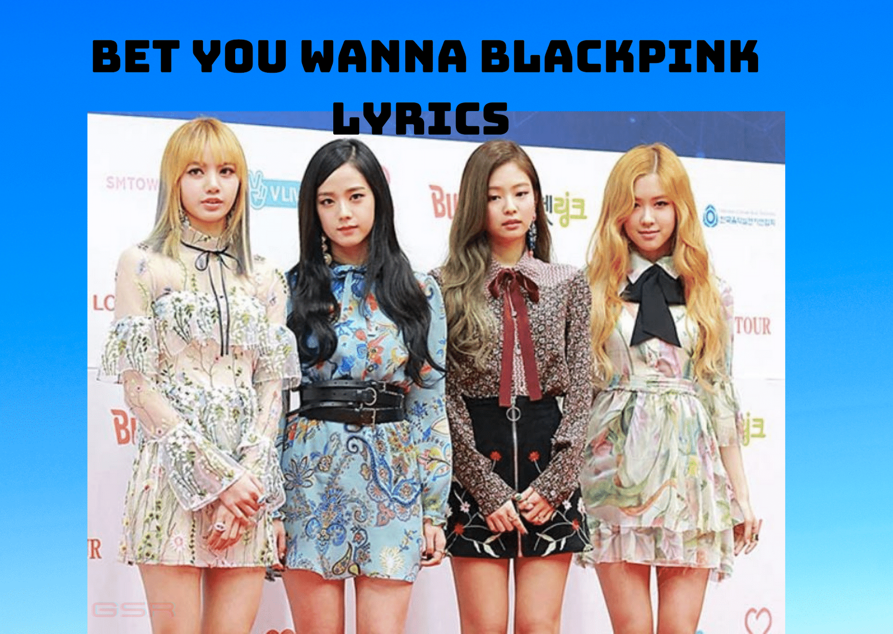 Bet You Wanna Blackpink Lyrics The Album is the first Korean-language studio album by South Korean girl group Blackpink, released on October 2, 2020, through YG Entertainment and Interscope. The album was released for pre-order on August 28. View this post on Instagram #BLACKPINK #블랙핑크 #1stFULLALBUM #THEALBUM #D_DAY #20201002_12amEST #20201002_1pmKST #Release #YG A post shared by BLΛƆKPIИK (@blackpinkofficial) on Oct 1, 2020 at 8:00am PDT [su_youtube url="https://youtu.be/ABH4dhFZiew" autoplay="yes"] [su_heading]Bet You Wanna Blackpink Lyrics[/su_heading] Blackpink Cardi Tell Me Where You Wanna Go I’ll Meet You With My Bags Out The Door Uh I’m Gonna Make You Go Blind Every Time I Walk My Hips They Don’t Lie Take Me To Your Paradise ‘Coz I Don’t Wanna Wait Anymore Uh I’ll Say It One More Time Every Time I Walk My Hips They Don’t Lie You Wanna Touch Wanna Touch Of Course You Wanna You Wanna Run With My Love But Now You Wanna From The Club To The Tube You Said You Wanna Give Me An All Night Hook Up Bet You Wanna I Bet You Wanna I Bet You Wanna I Bet You I Bet You I Bet You Wanna I Bet You Wanna I Bet You Wanna Something About Me Taking You Higher Hey And You Ain’t Ever Gonna Comе Down You Ain’t Ever You Ain’t Evеr I’m Lighting Your Fire Huh And It Ain’t Ever Gonna Go Out It Ain’t Ever It Ain’t Ever Car Take The Car Keys Drive Me Crazy Cardi A Good Catch But You Gotta Chase Me Grab My Waist Line But Don’t Ever Waste Me Turn On Please Me But Don’t Ever Play Me One Of A Kind You Can’t Replace Me Time To Shine I Buss Down The Ap The Stakes Is Higher Let’s Do What We Both Desire On God Like I’m In The Choir I Bet You If You Make Me Sweat I’ll Still Be On Fire You Wanna Touch Wanna Touch Of Course You Wanna You Wanna Run With My Love But Now You Wanna From The Club To The Tube You Said You Wanna Give Me An All Night Hook Up Bet You Wanna I Bet You Wanna I Bet You Wanna I Bet You I Bet You I Bet You Wanna I Bet You Wanna I Bet You Wanna Something About Me Taking You Higher Hey And You Ain’t Ever Gonna Come Down You Ain’t Ever You Ain’t Ever I’m Lighting Your Fire Huh And It Ain’t Ever Gonna Go Out It Ain’t Ever It Ain’t Ever If You Want Me Me Bet A Bit Higher Wanna Look Down Down Up In The Sky Higher Higher Higher Higher Higher Boy Better Pick It Up So Down High Looking So Thick Thick Make Him Desire I’m A Whole Bit Bit Keep You Up Higher Higher Higher Higher Higher Higher Something About Me Taking You Higher Ohh And You Ain’t Ever Gonna Come Down Down You Ain’t Ever You Ain’t Ever I’m Lighting Your Fire And It Ain’t Ever Gonna Go Out It Ain’t Ever It Ain’t Ever Something About Me Taking You Higher Ohh And You Ain’t Ever Gonna Come Down Down You Ain’t Ever You Ain’t Ever Bet You Wanna Love This Eh