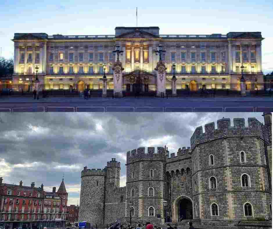 Difference Between Windsor Castle And Buckingham Palace