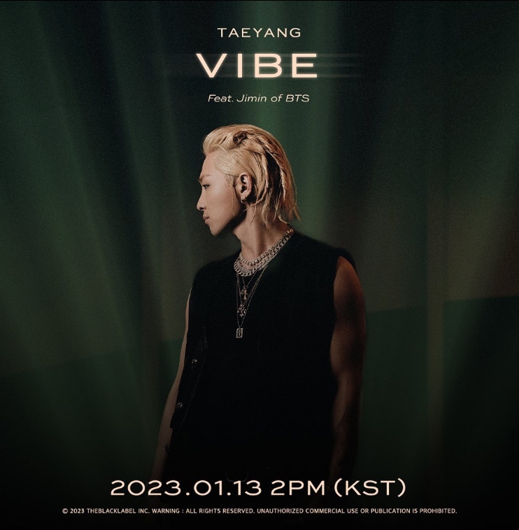 Taeyang And Jimin's New Song Vibe's Release Date & Time