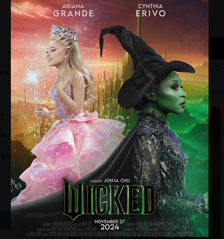 The Musical Fantasy Movie Adaptation Starring Ariana Grande and Cynthia Erivo