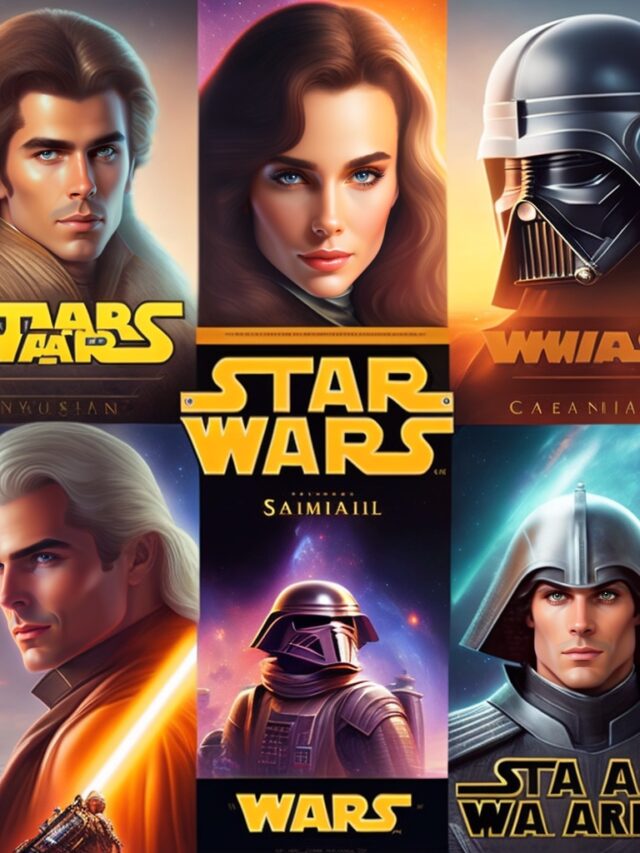 A montage of various Star Wars Expanded Universe book covers.